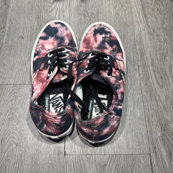 Vans Comfycush Authentic Tie Dye Purple Pink Women Size 6 Shoes - Picture 6 of 8